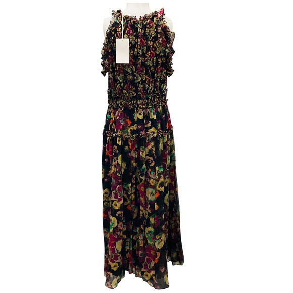 ULLA JOHNSON COSMIC PRINT ELEA DRESS - Picture 3 of 6
